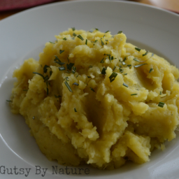 Rosemary Scented Mashed White Sweet Potatoes (AIP)