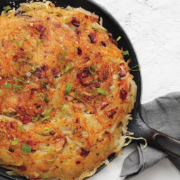 Rosti with Bacon and Scallions 