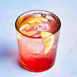 Rosy Gin-Kombucha Cocktail