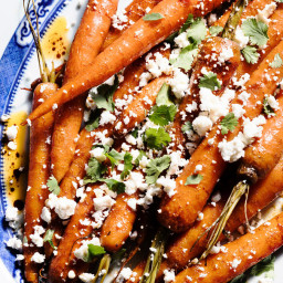 Rum and Honey-Roasted Cayenne-Cumin Carrots