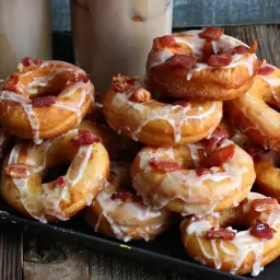 RumChata Bacon Donuts