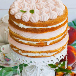 Russian Peach Cake Recipe (video)
