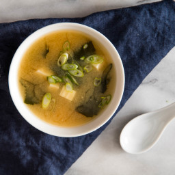 Rustic Miso Soup With Tofu and Seaweed Recipe