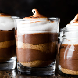S'mores Chocolate Mousse