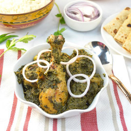 Saag Wala Chicken or Palak Chicken