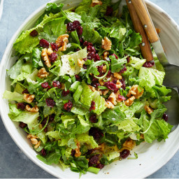 Salad with Sweet Poppy seed Dressing and Cranberries