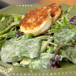 Salad with Warm Goat Cheese