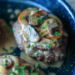 Salisbury Steak with Mushroom Gravy - Low Carb and Gluten Free