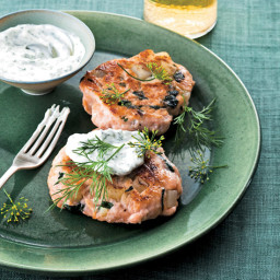 Salmon-and-Spinach Cakes