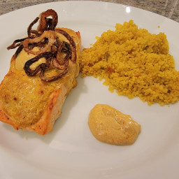 Salmon Broiled With Yogurt and Warm Spices