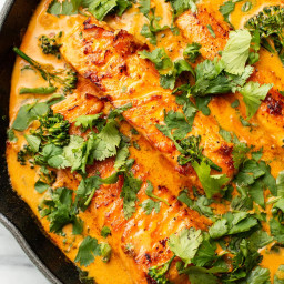 Salmon Coconut Curry (Thai Inspired)