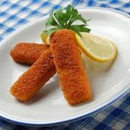 Salmon Fish Fingers with Pea Mayonnaise