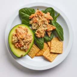 Salmon Salad-Stuffed Avocado