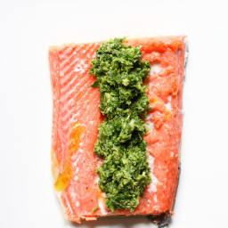 Salmon With Parsley Sauce