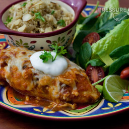 Salsa Lime Chicken with Melted Mozzarella