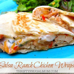 Salsa Ranch Chicken Wraps