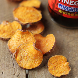 Salt and Vinegar Sweet Potato Chips