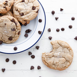 Salted Brown Butter Chocolate Chip Cookies