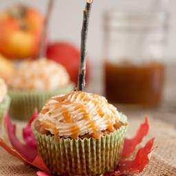 Salted Caramel Apple Cupcakes