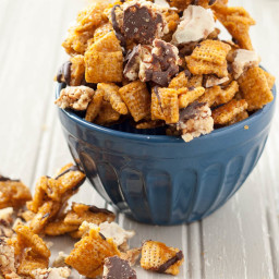 Salted Caramel Chocolate Chex Mix
