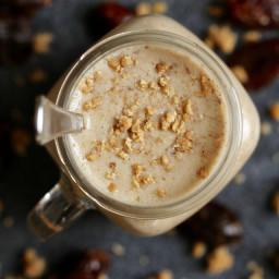 Salted Caramel Cookie Dough Smoothie