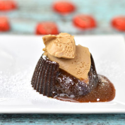 Salted Caramel Lava Cakes: Instant Pot or Oven