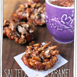 Salted Caramel Maple Nut Clusters
