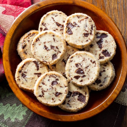 Salted Chocolate Chunk Shortbread Cookie Recipe