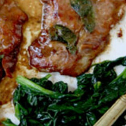 Saltimbocca alla Romana (Veal with Prosciutto and Sage in a Marsala-Butter 