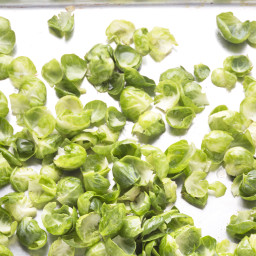 Salty, Crunchy Brussels Sprout Chips? Yes, Please!