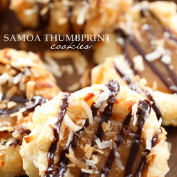 Samoa Thumbprint Cookies