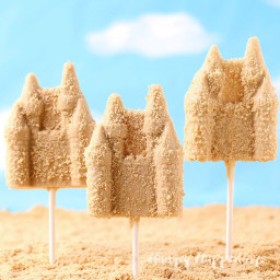 Sand Castle Lollipops - Fun Beach Party Treats