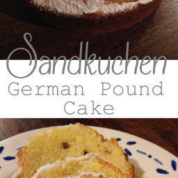 Sandkuchen - German Pound Cake