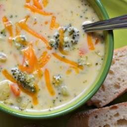 Sandy's Homemade Broccoli and Cheddar Soup Recipe