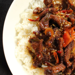 Saucy Mongolian Beef Stir-Fry