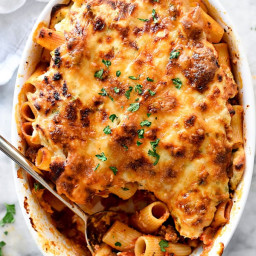Sausage and Cheese Baked Rigatoni Recipe