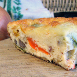 Sausage and Cheese Frittata Recipe