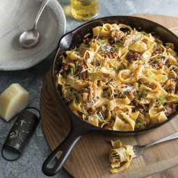 Sausage and Fennel Pappardelle