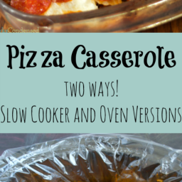 Sausage and Pepperoni Pizza Casserole Recipe
