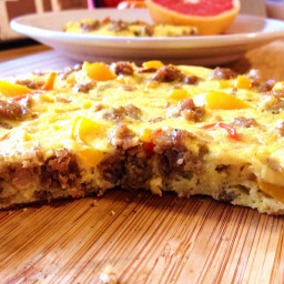 Sausage and Peppers Frittata