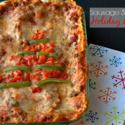 Sausage and Peppers Lasagna