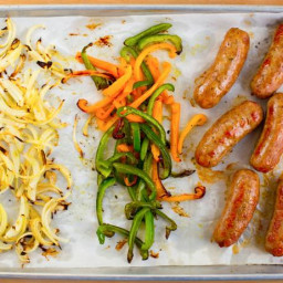 Sausage and Peppers Sheet Pan Dinner