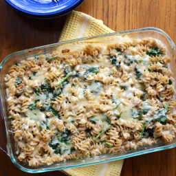 Sausage and Spinach Cheddar Casserole