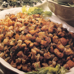 Sausage, Apple and Chestnut Stuffing for Thanksgiving Turkey