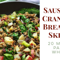 Sausage Breakfast Skillet with Cranberries