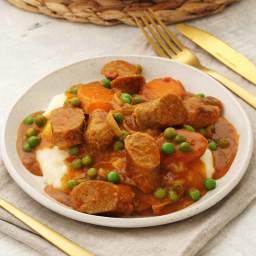 Sausage Curry ( Curried Sausages )