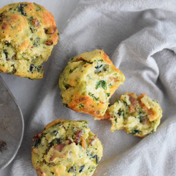 Sausage, Egg, and Cheese Savory Breakfast Muffins
