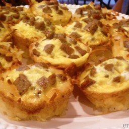 Sausage, Egg & Cheese Hash Brown Cups
