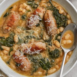 Sausage, Greens and Beans