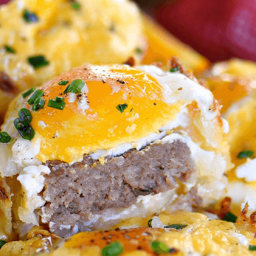 Sausage Hash Brown Cups